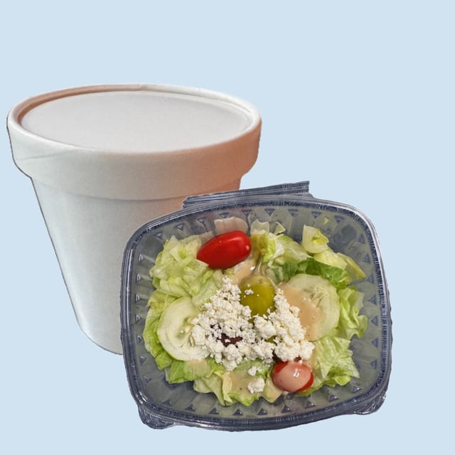 Any Soup and Greek Salad Combo.