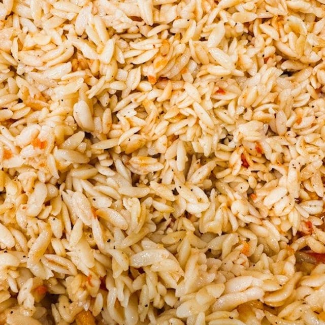 Orzo with Feta.