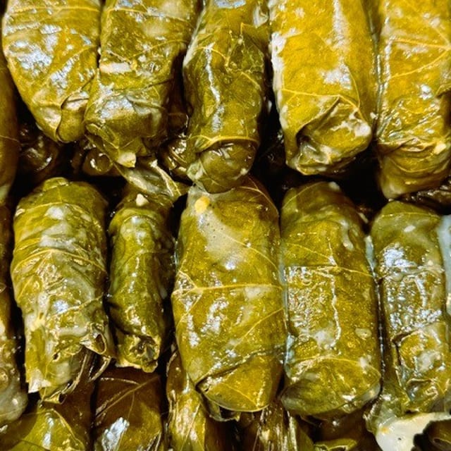 Dolmades.